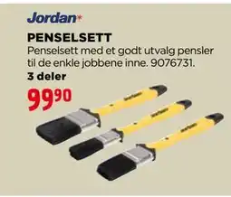jem & fix PENSELSETT, NOK 99.9 tilbud