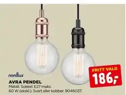 jem & fix AVRA PENDEL, NOK 186 tilbud
