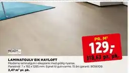 jem & fix LAMINATGULV EIK HAYLOFT, NOK 129 tilbud