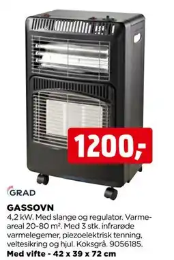 jem & fix GASSOVN, NOK 1200 tilbud