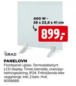 jem & fix PANELOVN, NOK 899 tilbud