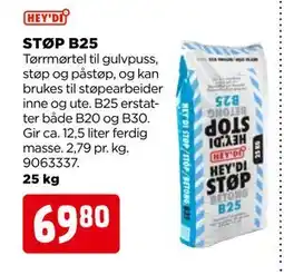 jem & fix STØP B25, NOK 69.8 tilbud