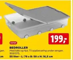 jem & fix BEDROLLER, NOK 199 tilbud