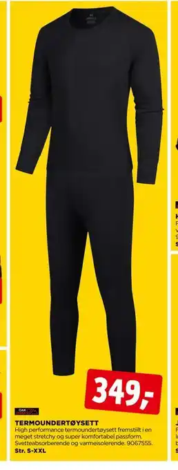 jem & fix TERMOUNDERTØYSETT, NOK 349 tilbud