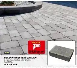 jem & fix BELEGNINGSSTEIN GARDEN, NOK 7.8 tilbud