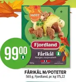 Kiwi FJORDLAND Fårikål m/poteter tilbud