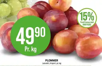 Kiwi Plommer tilbud