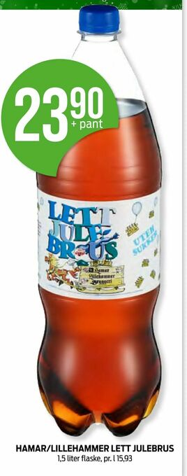 Kiwi Hamar/lillehammer lett julebrus tilbud