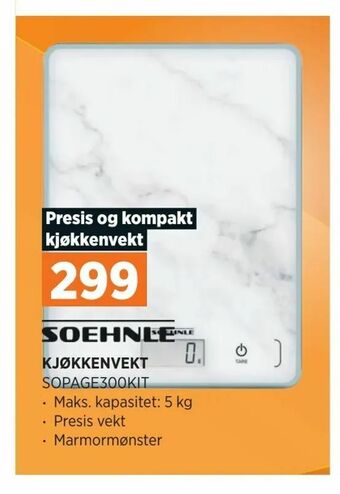 POWER Kjøkkenvekt tilbud