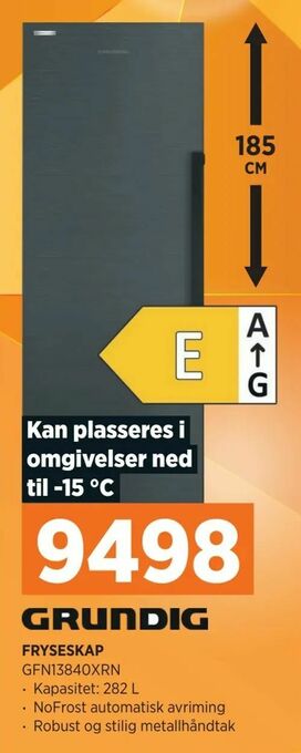 POWER Fryseskap tilbud