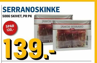 Price Lagerbutikk Serranoskinke tilbud
