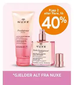 Vitusapotek GJELDER ALT FRA NUXE tilbud