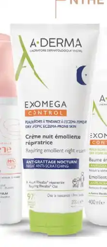 Vitusapotek A-Derma Exomega Control Night Cream, NOK 197.5 tilbud
