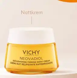 Vitusapotek Vichy Neovadi d ol o post-menopause op oppstrammende nattkrem, NOK 486.5 tilbud