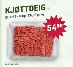 Holdbart KJØTTDEIG, NOK 54.9 tilbud