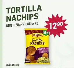 Holdbart TORTILLA NACHIPS, NOK 12.9 tilbud