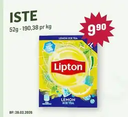 Holdbart ISTE, NOK 9.9 tilbud
