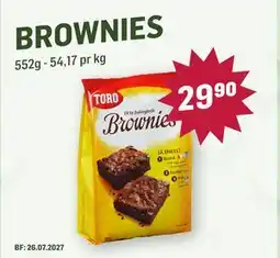 Holdbart BROWNIES, NOK 29.9 tilbud