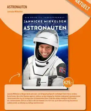 Ark Bokhandel ASTRONAUTEN, NOK 429 tilbud