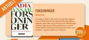 Ark Bokhandel FORSONINGER, NOK 399 tilbud