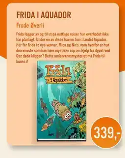 Ark Bokhandel FRIDA I AQUADOR, NOK 339 tilbud
