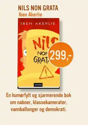 Ark Bokhandel NILS NON GRATA, NOK 299 tilbud