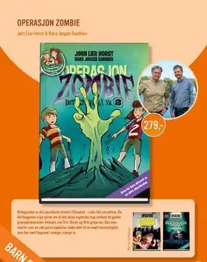Ark Bokhandel OPERASJON ZOMBIE, NOK 279 tilbud