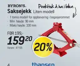 Thansen Saksejekk, NOK 159.2 tilbud
