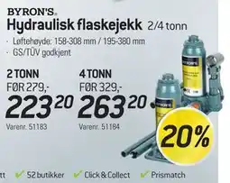 Thansen Hydraulisk flaskejekk tilbud
