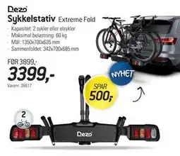 Thansen Sykkelstativ, NOK 3399 tilbud