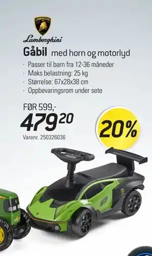 Thansen Gåbil, NOK 479.2 tilbud