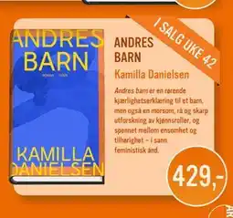 Ark Bokhandel ANDRES BARN, NOK 429 tilbud