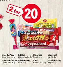 Nærbutikken Kit Kat, NOK 20 tilbud