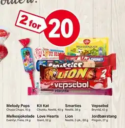 Nærbutikken Lion, NOK 20 tilbud