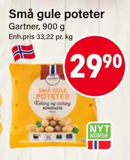 Nærbutikken Små gule poteter, NOK 29.9 tilbud