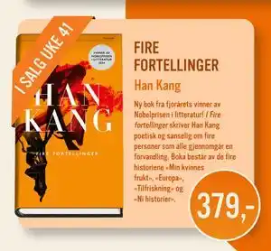 Ark Bokhandel FIRE FORTELLINGER, NOK 379 tilbud