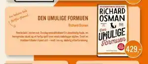 Ark Bokhandel DEN UMULIGE FORMUEN, NOK 429 tilbud