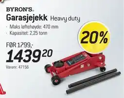 Thansen Garasjejekk, NOK 1439.2 tilbud