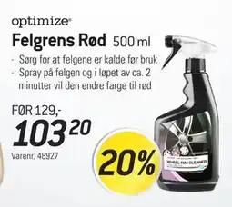 Thansen Felgrens Rød, NOK 103.2 tilbud