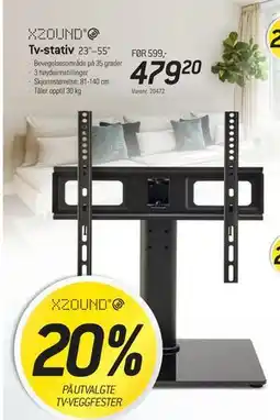 Thansen Tv-stativ, NOK 479.2 tilbud