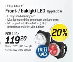 Thansen Front- / baklykt LED, NOK 119.2 tilbud