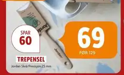 Byggmakker TREPENSEL, NOK 69 tilbud
