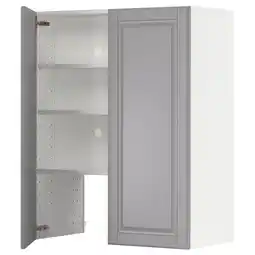 IKEA Metod Veggskap for ventilator hylle/dør, hvit/bodbyn grå, 80x100 cm tilbud