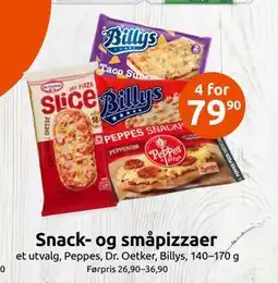 Joker Snack- og småpizzaer, NOK 79.9 tilbud