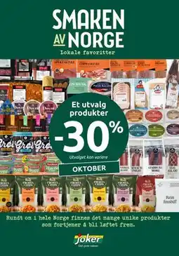 Joker Et utvalg produkter tilbud