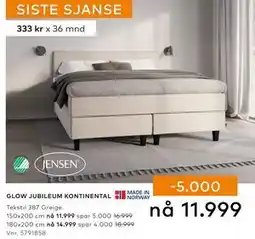 Skeidar GLOW JUBILEUM KONTINENTAL tilbud