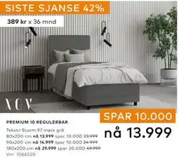 Skeidar PREMIUM 10 REGULERBAR tilbud