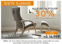 Skeidar Delta Adventure lenestol, NOK 16999 tilbud