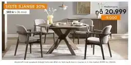 Skeidar Woodcraft rundt spisebord, NOK 29999, Medlemspris tilbud