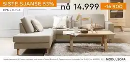 Skeidar MODULSOFA, NOK 14999 tilbud